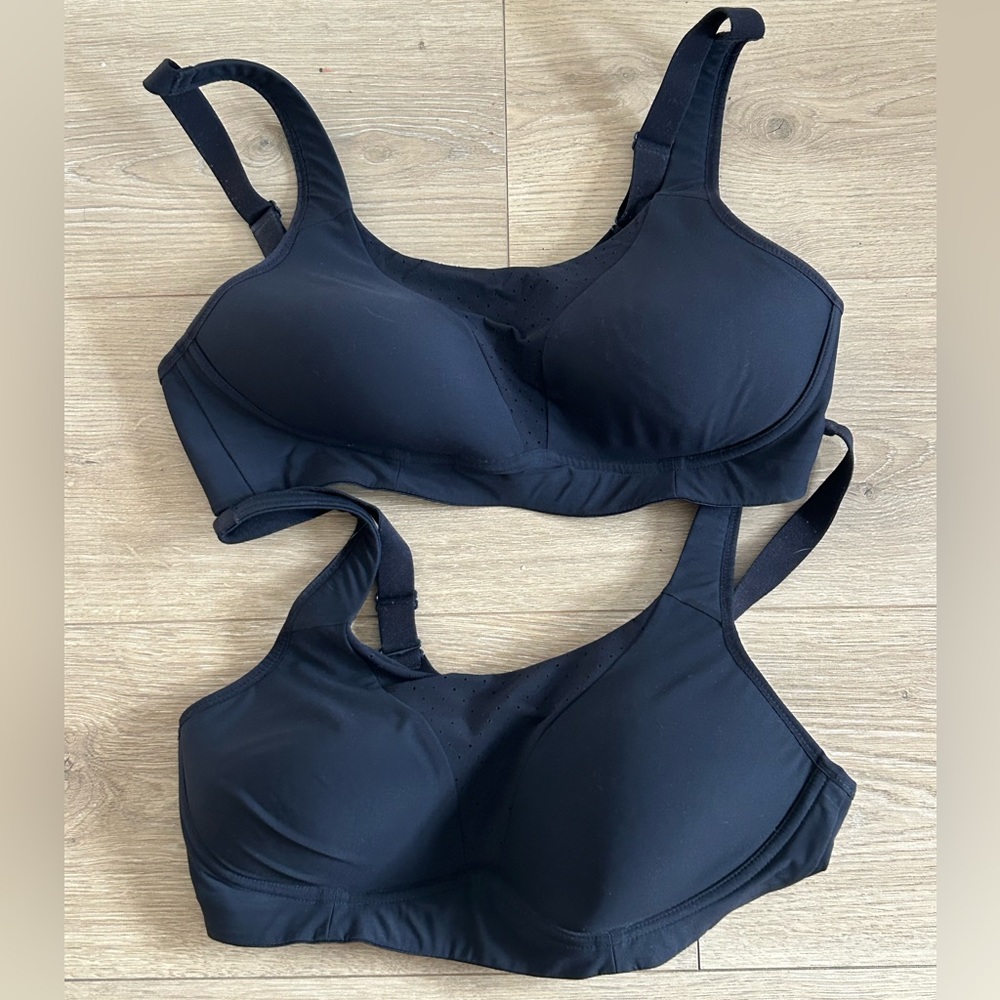 set of 2 lulu lemon run times bra high support 36C sports bras